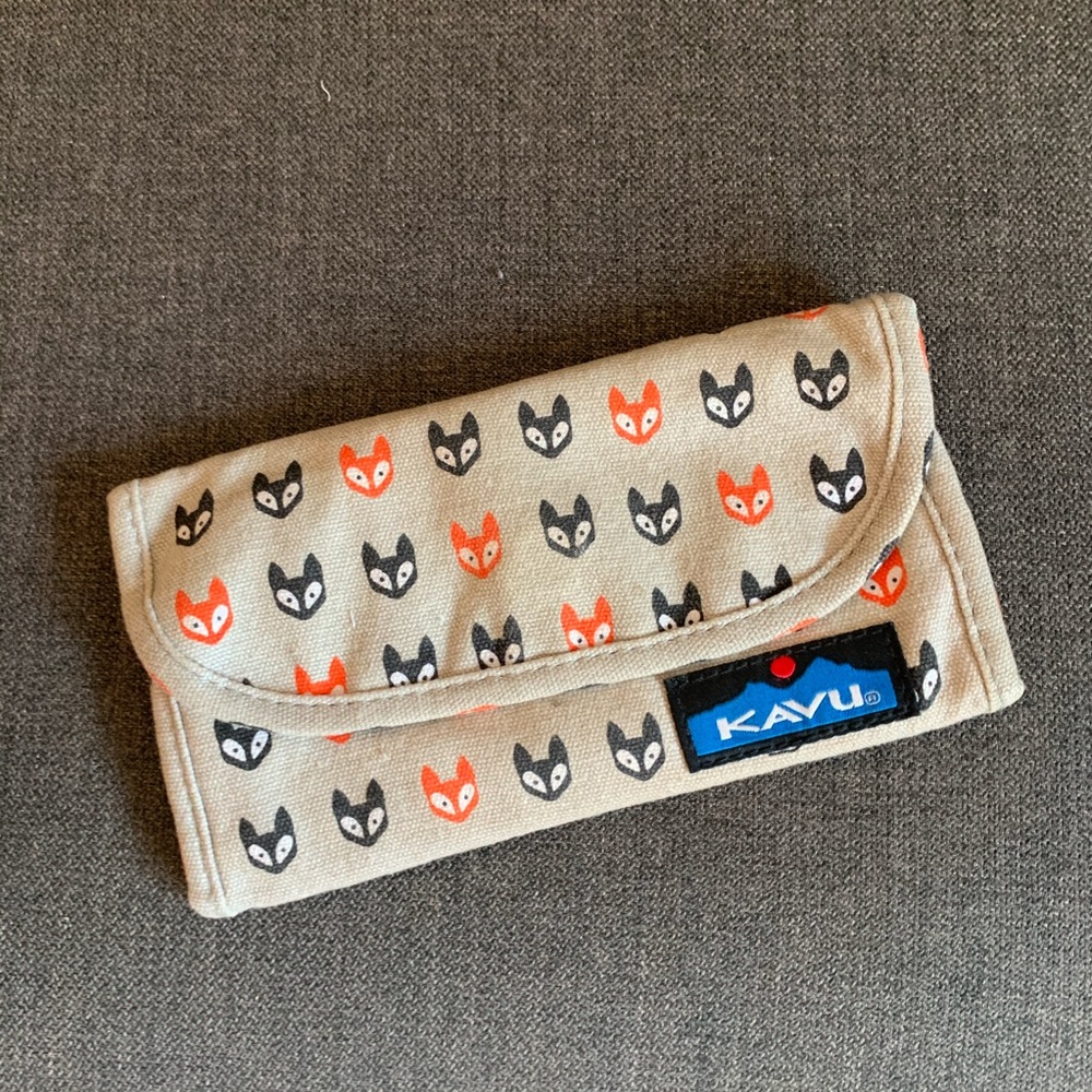 Kavu Big Spender Wallet Fox Print